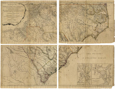 An Accurate Map of North and South Carolina With Their Indian Frontiers . . . , 1775