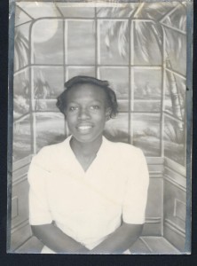 Photograph of Edna Lee Foust (October 1946), from Foust Family Papers, SHC #3860.