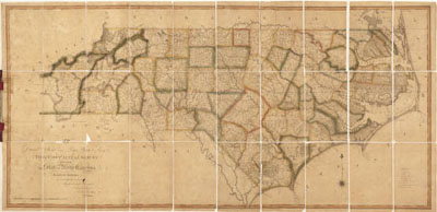 . . . First actual survey of the state of North Carolina, 1808