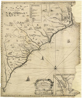 A New Map of Carolina, 1685