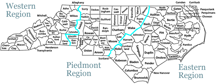 North Carolina Regions